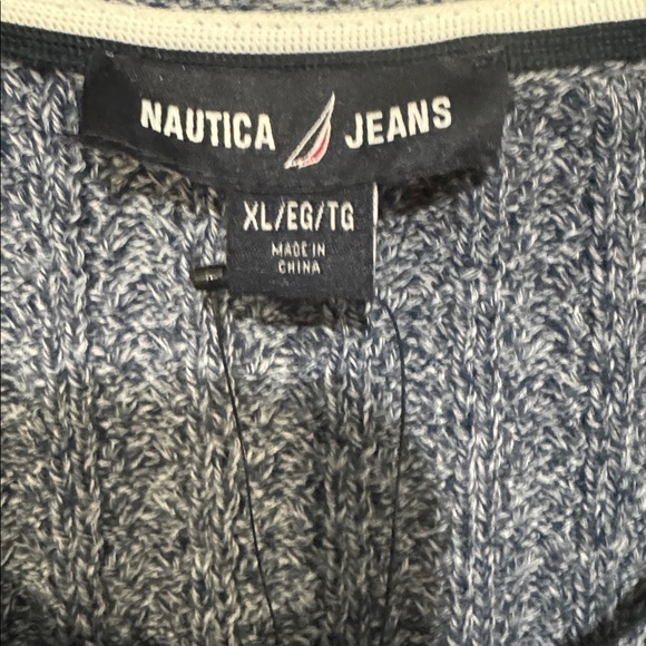 Nautica Jeans Men’s Sweater Vest XL | Laguna Beach Knit | New With Tags - Picture 4 of 8
